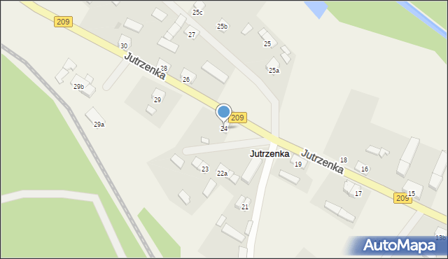 Jutrzenka, Jutrzenka, 24, mapa Jutrzenka