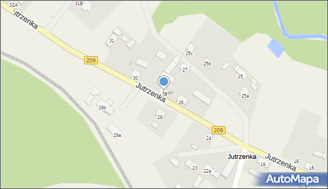 Jutrzenka, Jutrzenka, 28, mapa Jutrzenka