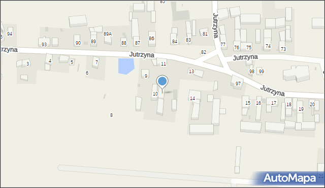 Jutrzyna, Jutrzyna, 12, mapa Jutrzyna