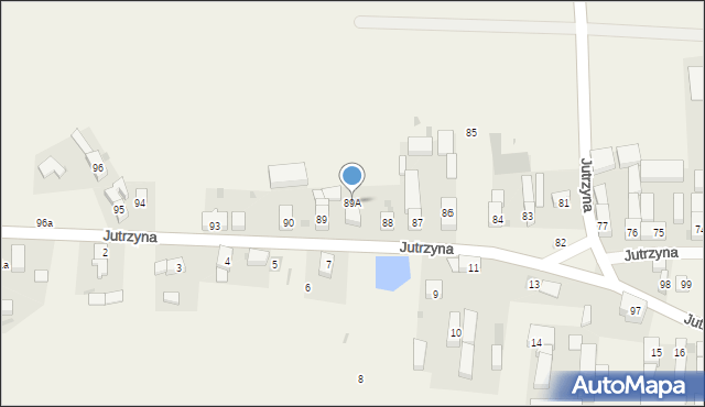 Jutrzyna, Jutrzyna, 89A, mapa Jutrzyna