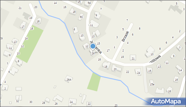 Kiekrz, Jutrzenka, 14, mapa Kiekrz