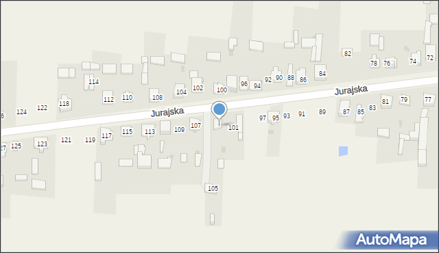 Lgota Górna, Jurajska, 103, mapa Lgota Górna