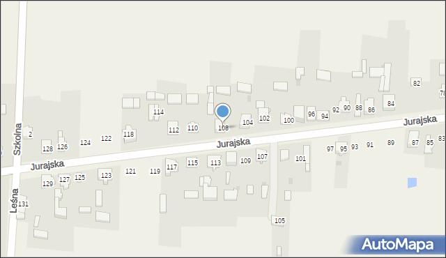 Lgota Górna, Jurajska, 108, mapa Lgota Górna