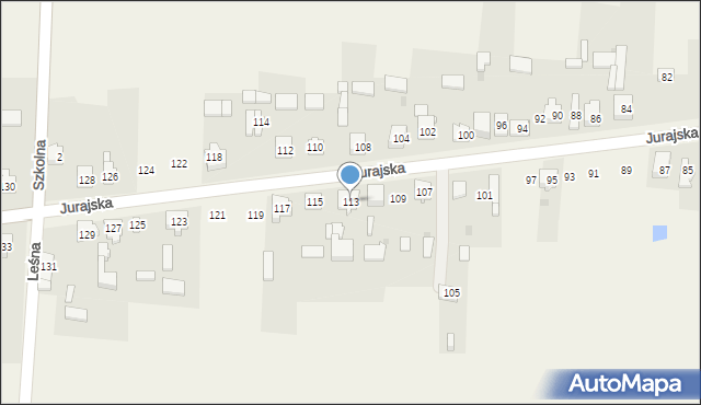 Lgota Górna, Jurajska, 113, mapa Lgota Górna