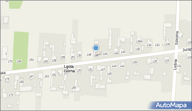 Lgota Górna, Jurajska, 146, mapa Lgota Górna