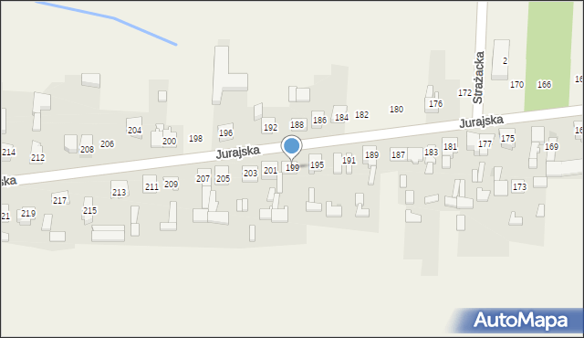 Lgota Górna, Jurajska, 199, mapa Lgota Górna