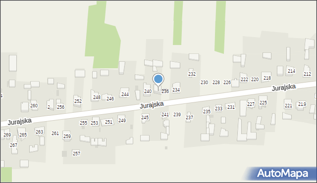 Lgota Górna, Jurajska, 238, mapa Lgota Górna