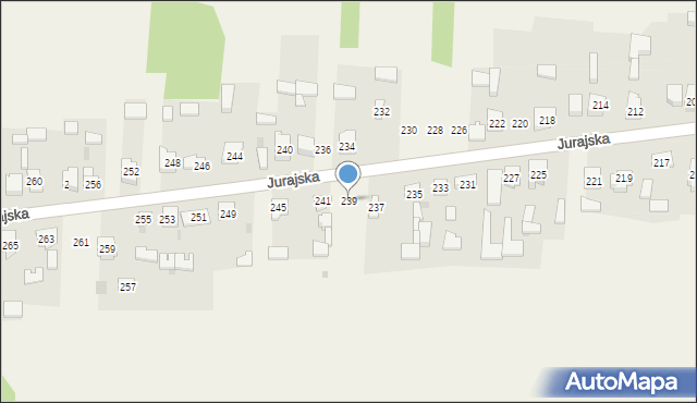 Lgota Górna, Jurajska, 239, mapa Lgota Górna