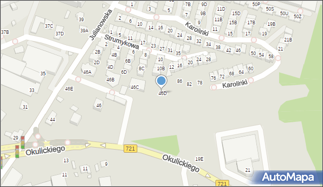 Piaseczno, Julianowska, 46D, mapa Piaseczno