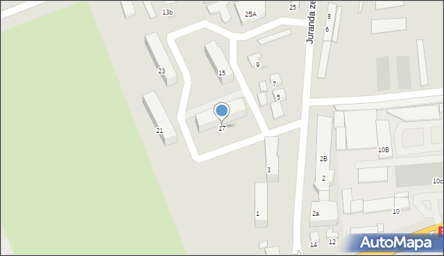 Starogard Gdański, Juranda ze Spychowa, 17, mapa Starogard Gdański