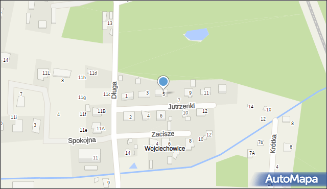 Ustanów, Jutrzenki, 5, mapa Ustanów