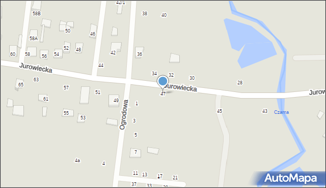 Wasilków, Jurowiecka, 47, mapa Wasilków