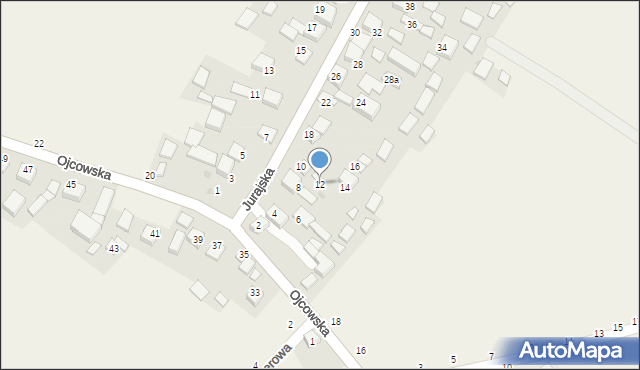 Wola Kalinowska, Jurajska, 12, mapa Wola Kalinowska