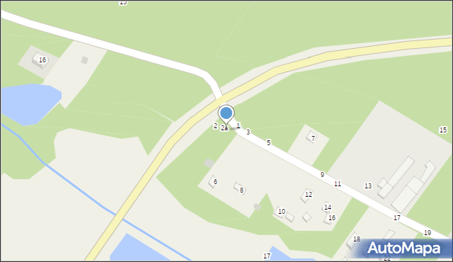 Wólka Lesiewska, Julianów Lesiewski, 2b, mapa Wólka Lesiewska