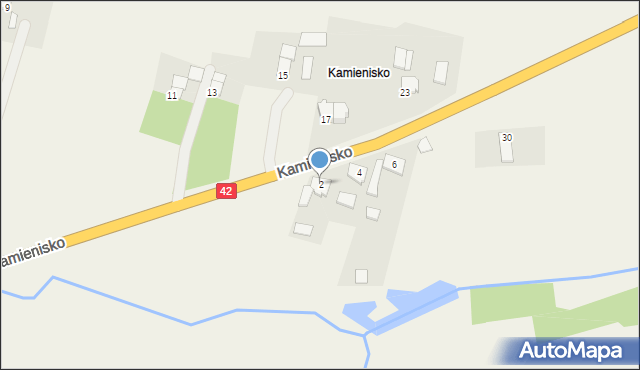 Biadacz, Kamienisko, 2, mapa Biadacz