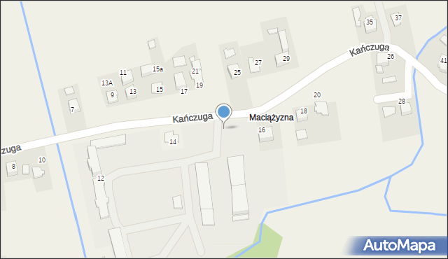 Bielany, Kańczuga, 12, mapa Bielany