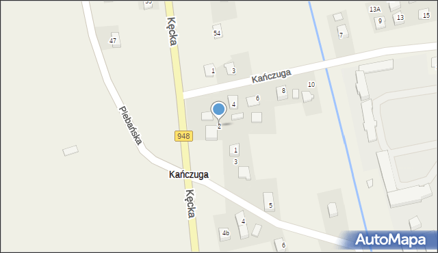 Bielany, Kańczuga, 2, mapa Bielany