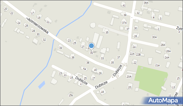 Bielsk Podlaski, Kazimierzowska, 31, mapa Bielsk Podlaski