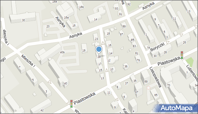 Bielsko-Biała, Karłowicza Mieczysława, 19, mapa Bielsko-Białej
