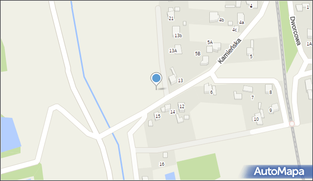 Bluszczów, Kamieńska, 21, mapa Bluszczów