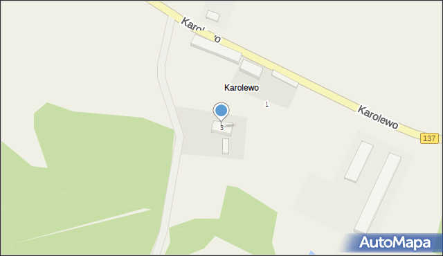 Bobowicko, Karolewo, 3, mapa Bobowicko