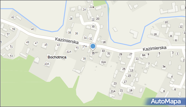 Bochotnica, Kazimierska, 35, mapa Bochotnica