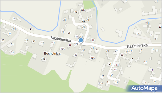 Bochotnica, Kazimierska, 37, mapa Bochotnica