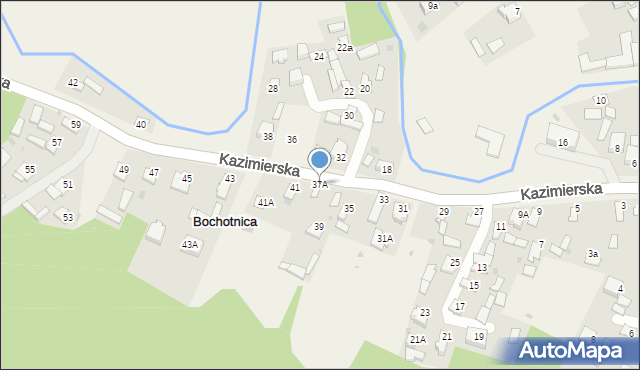 Bochotnica, Kazimierska, 37A, mapa Bochotnica