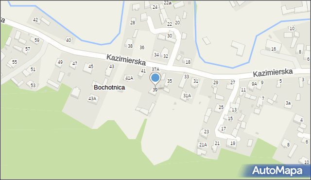 Bochotnica, Kazimierska, 39, mapa Bochotnica