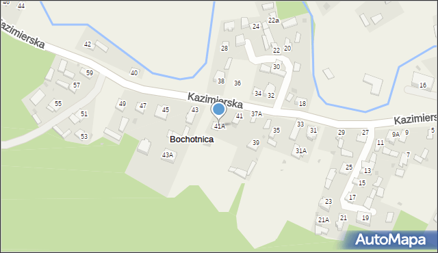 Bochotnica, Kazimierska, 41A, mapa Bochotnica