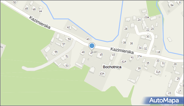 Bochotnica, Kazimierska, 47, mapa Bochotnica