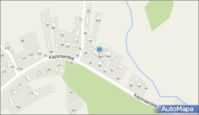 Bochotnica, Kazimierska, 56, mapa Bochotnica