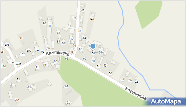 Bochotnica, Kazimierska, 56, mapa Bochotnica