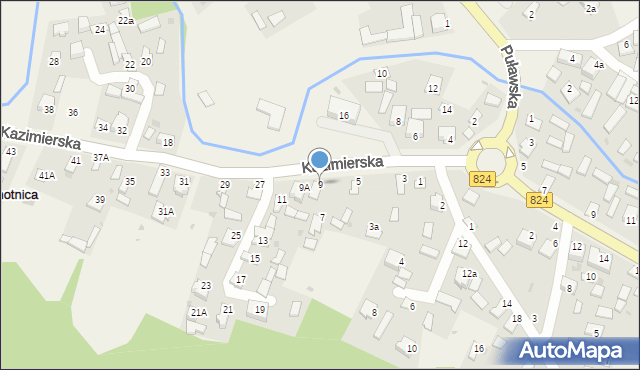 Bochotnica, Kazimierska, 9, mapa Bochotnica