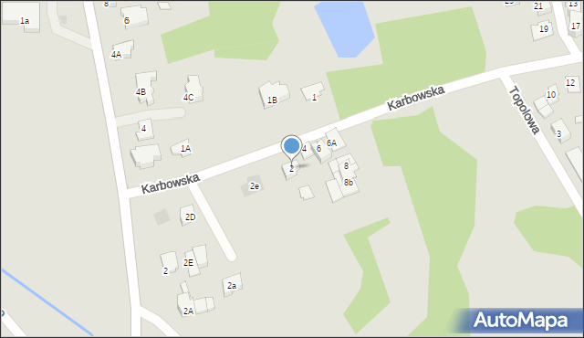 Brodnica, Karbowska, 2, mapa Brodnica