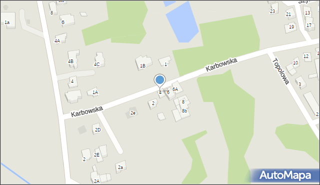 Brodnica, Karbowska, 4, mapa Brodnica