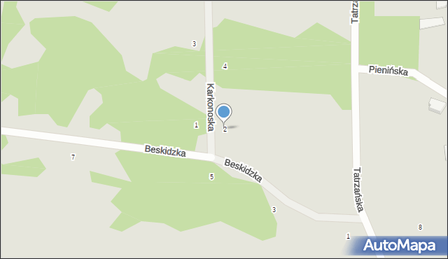 Brodnica, Karkonoska, 2, mapa Brodnica