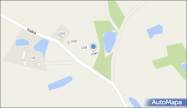 Brodnica Górna, Kalka, 131F, mapa Brodnica Górna