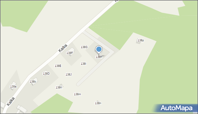 Brodnica Górna, Kalka, 138h, mapa Brodnica Górna