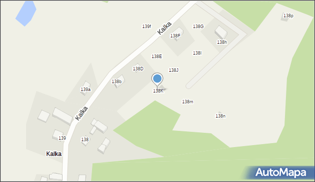 Brodnica Górna, Kalka, 138K, mapa Brodnica Górna