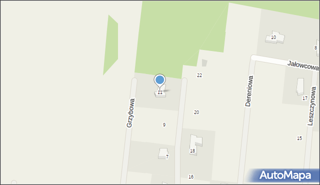 Brwilno, Kalinowa, 11, mapa Brwilno