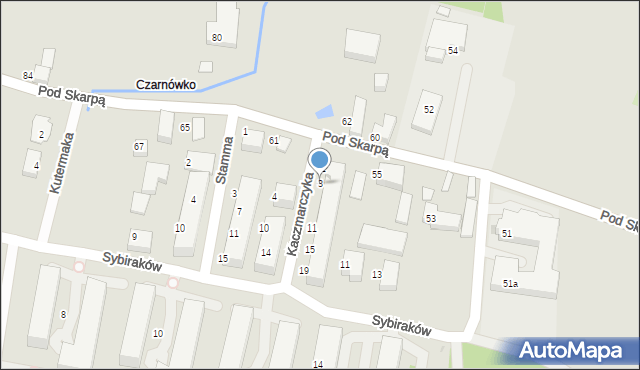 Bydgoszcz, Kaczmarczyka Romana, 3, mapa Bydgoszczy