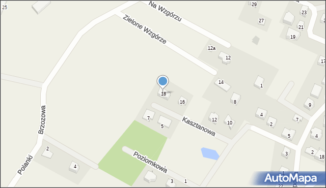 Chmielno, Kasztanowa, 18, mapa Chmielno