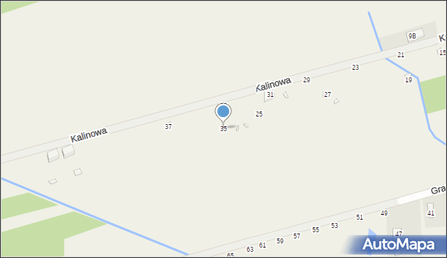 Chojnów, Kalinowa, 35, mapa Chojnów