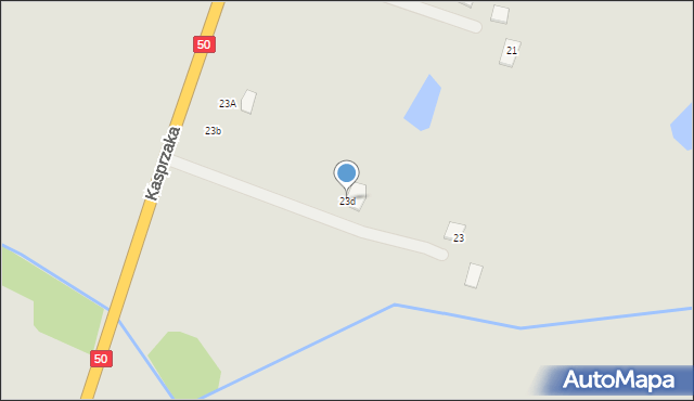 Ciechanów, Kasprzaka Marcina, 23d, mapa Ciechanów