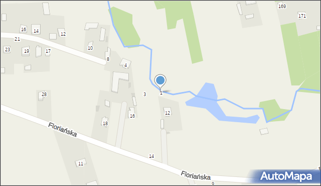 Cieksyn, Kamińskiego Tadeusza, ks., 1, mapa Cieksyn