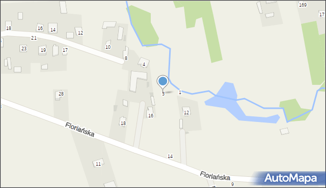 Cieksyn, Kamińskiego Tadeusza, ks., 3, mapa Cieksyn