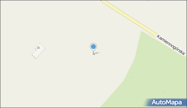 Czarny Bór, Kamiennogórska, 32, mapa Czarny Bór