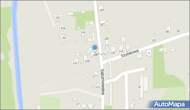 Czeladź, Katowicka, 106, mapa Czeladź