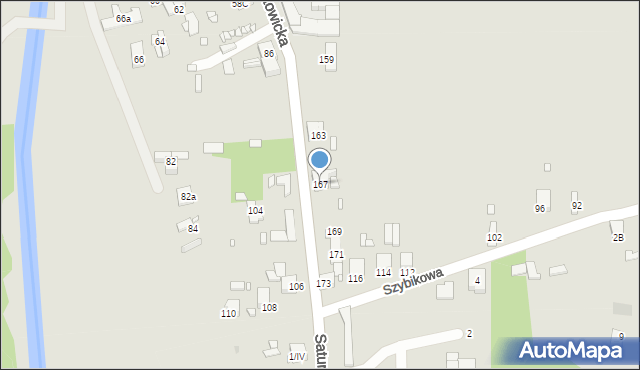 Czeladź, Katowicka, 167, mapa Czeladź